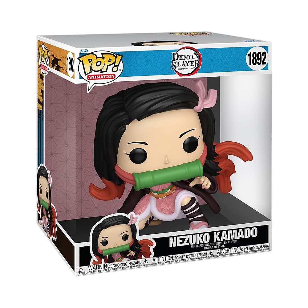 Anúncio: MUÑECO FUNKO JUMBO POP ANIMATION DEMON SLAYER KIMETSU NO YAIBA NEZUKO KAMADO 1892
