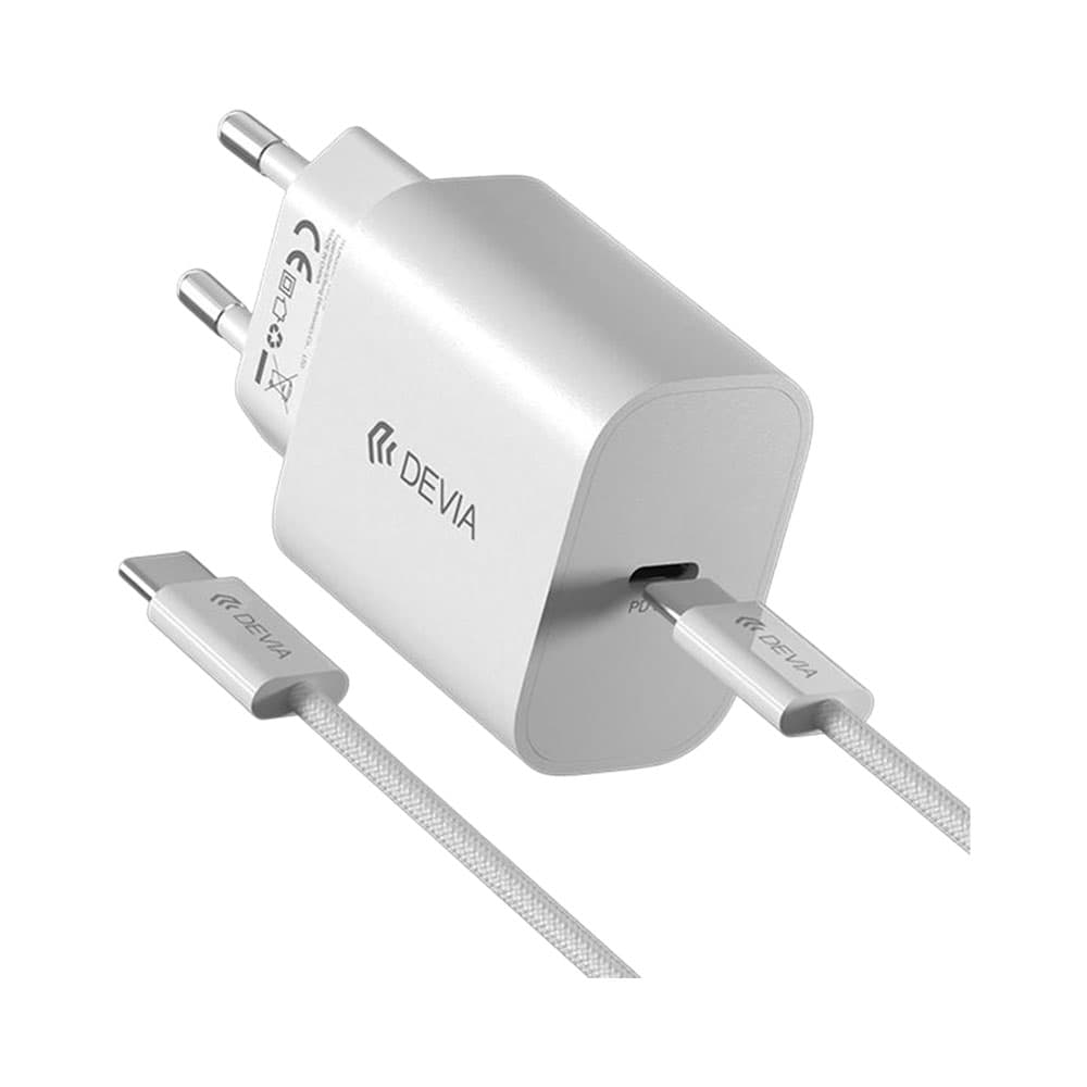 Anúncio: CARGADOR DEVIA J09 CON CABLE USB-C 30W 1M