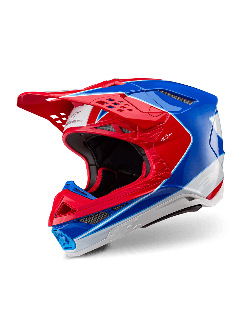 Anúncio: Alpinestars Casco Supertech M10 Aeo - BRT RED/BLU GLOS - S