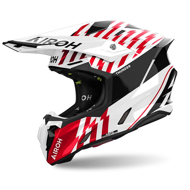 Anúncio: Casco Airoh Twist 3 Thunder - BLACK/WHITE GLOSS - M