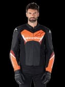 Anúncio: Chaqueta  Alpinestars Faster V3 cuero - Black Red Fluo / 54