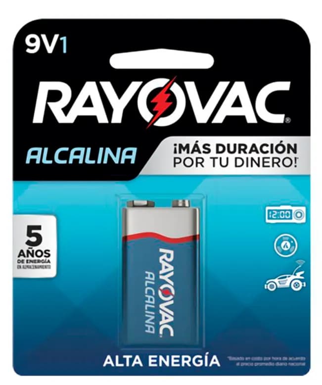 Anúncio: Rayovac Pila Alk- Bateria 9V
