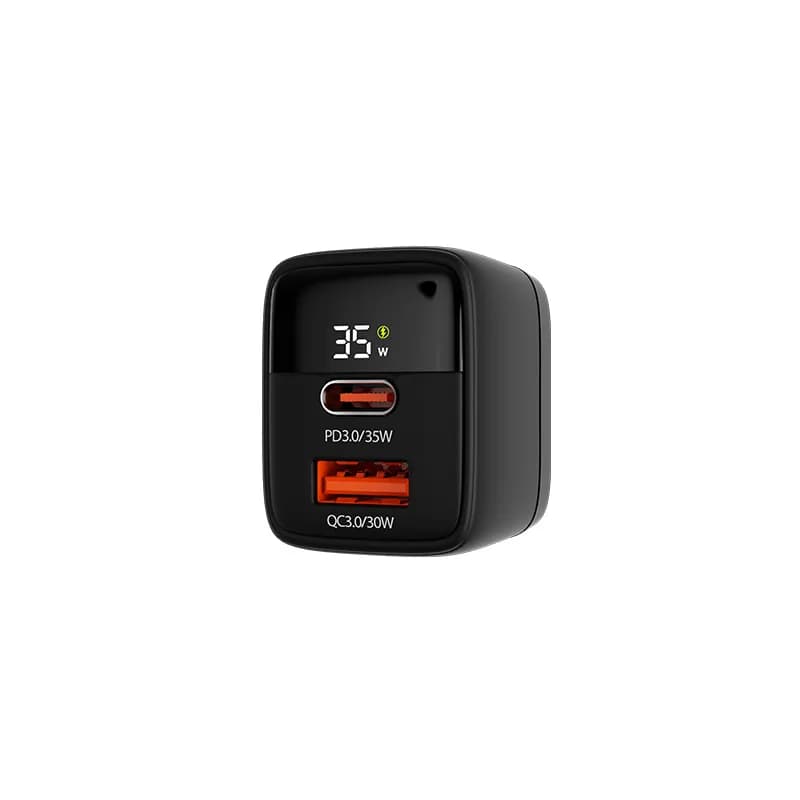 Anúncio: Klip Cargador KMC-250 Powerwall 35 Usb-c/usb-a S/cable Black