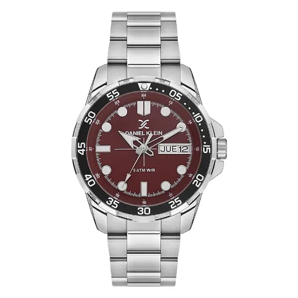 Anúncio: Daniel Klein Reloj Masc DK.1.13884-3 Rojo/plateado