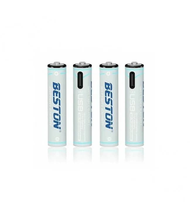 Anúncio: Beston Pila Recargable Aaa USB-C 4PACK (3AC-18) 600MAH