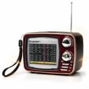 Anúncio: Ecopower Radio EP-F136B Bt/usb/fm/am/sd Red Wooden