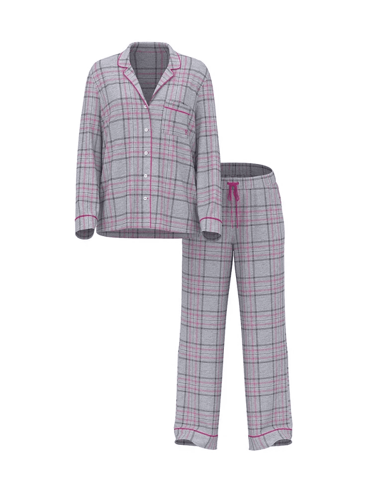 Anúncio: Victoria's Secret Pijama C/pantalon Gris/rayas 36014656 (t) Xs