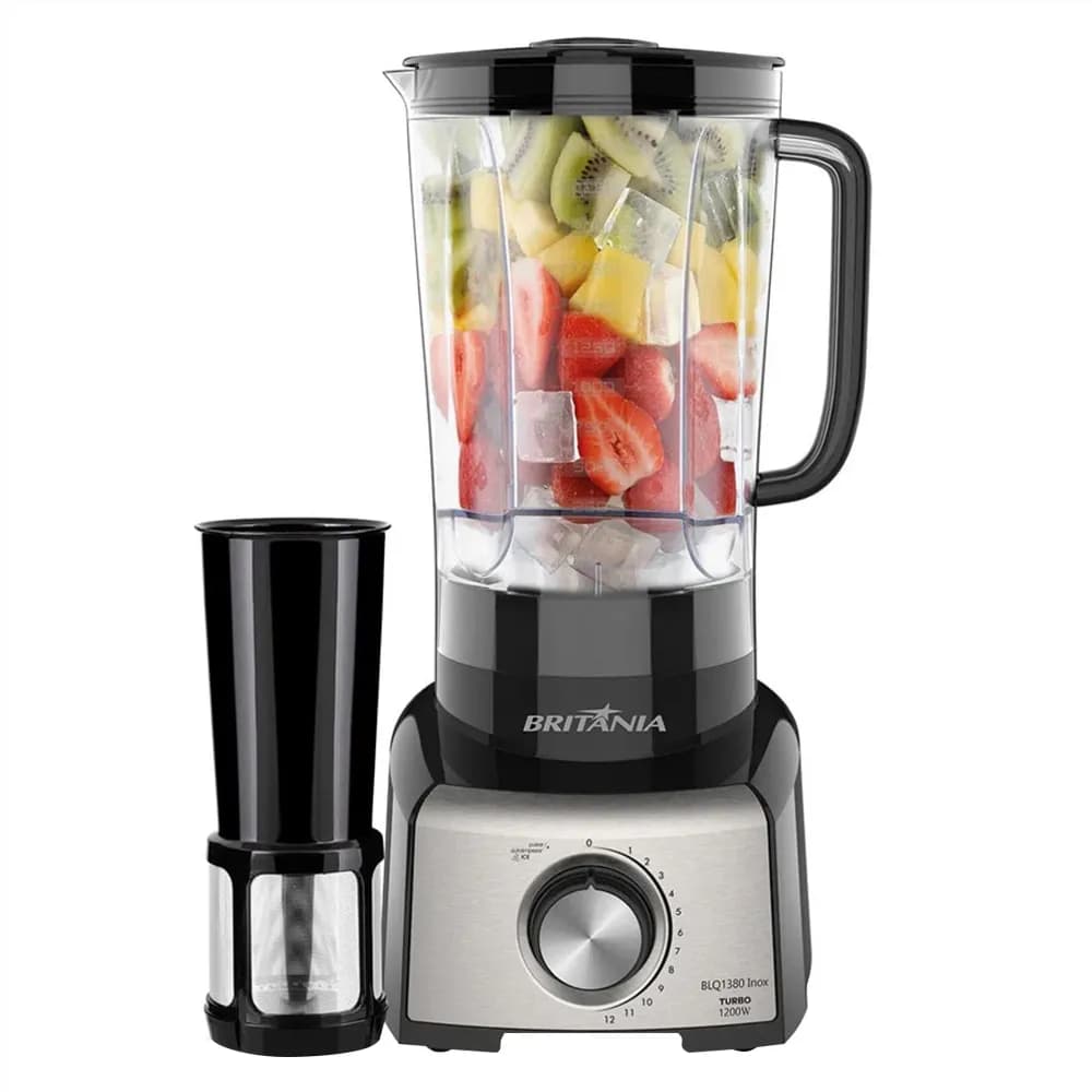 Anúncio: Britania Licuadora BLQ1380 3L Inox 1200W/12VEL/220V 60HZ Plata/negro