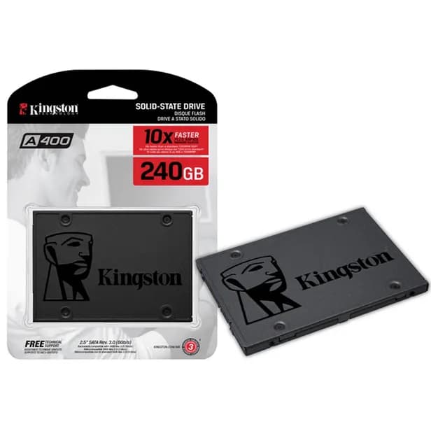 Anúncio: Kingston HD SSD 240GB SA400S37