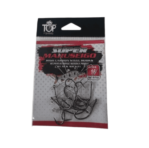 Anúncio: Top Fishing Anzuelo Encastrado T16/10PCS Black Nickel