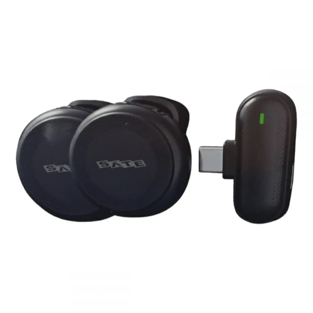 Anúncio: Satellite Microfono Inalambrico A-MK206 Tipo C+lightning Negro