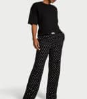 Anúncio: Victoria's Secret Pijama C/pantalon Negro Puntos #36014827 (t) Xs