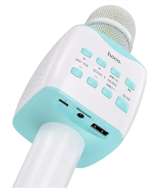 Anúncio: Hoco Micrófono Karaoke BK5 Bt USB Blue