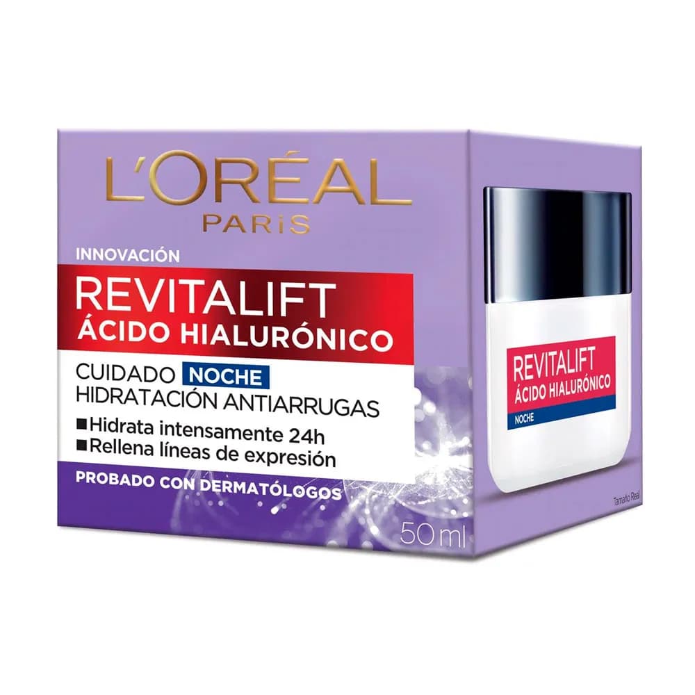 Anúncio: Loreal Crema Hidratante Facial Revitalift Noche 50ML
