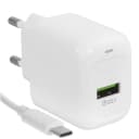 Anúncio: Hoco Cargador CS52A QC30 USB +cable USB-C Blanco