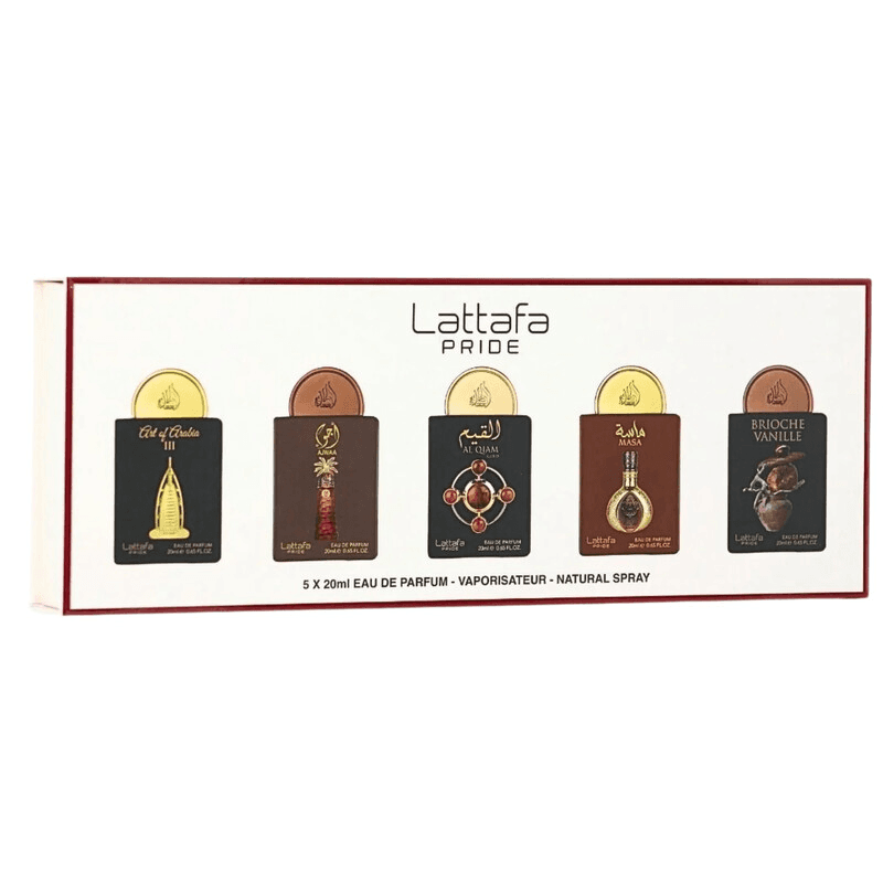 Anúncio: Lattafa Perfume Set Box 02 Collection Unisex Eau De Parfum 5X20ML