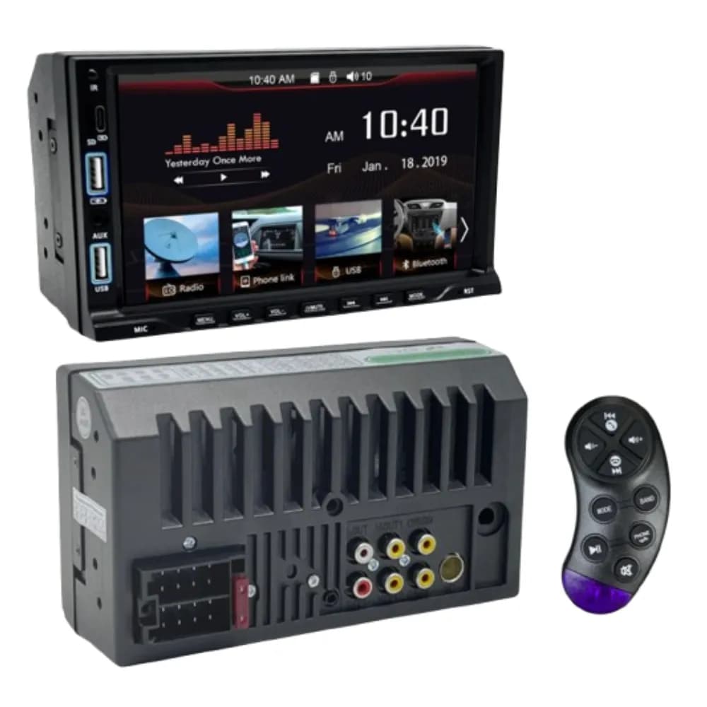 Anúncio: Ecopower Toca Radio EP-8766 7" Touch/usb/sd/aux/bt/app