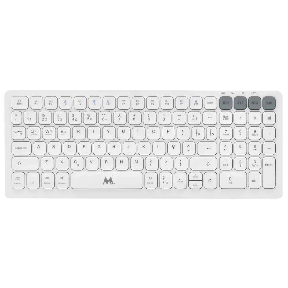 Anúncio: Mtek Teclado KWB-2670 Wireless/bluetooth Portugues Blanco
