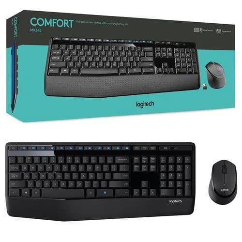 Anúncio: Logitech Teclado + Mouse Wireless MK345 Esp 920-007820 Negro
