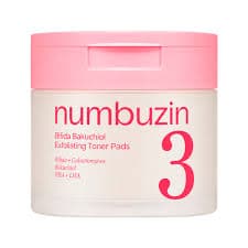 Anúncio: Numbuzin Almohadillas Bifida Bakuchiol Toner Pads 190ML