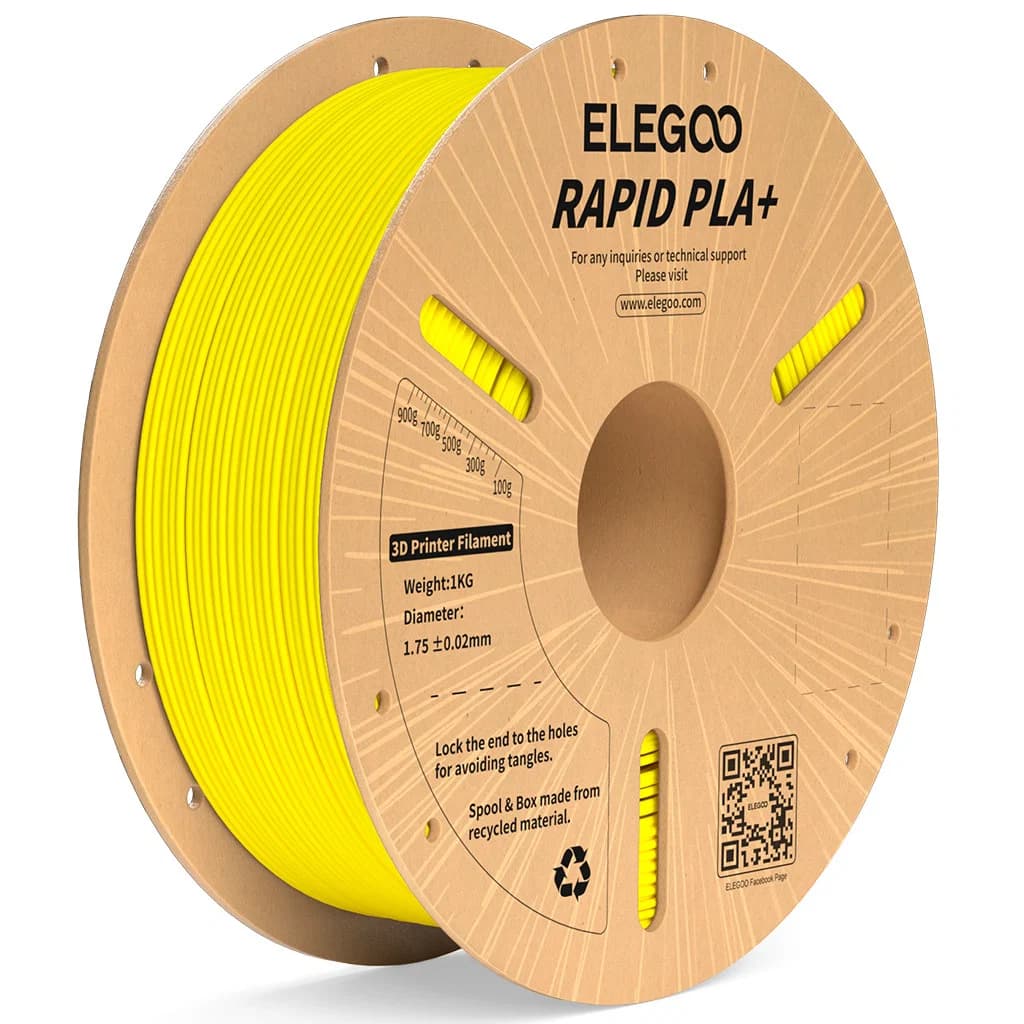 Anúncio: Elegoo Filamento Rapid Pla+ P/impresora 3D 1KG/1.75MM Yellow