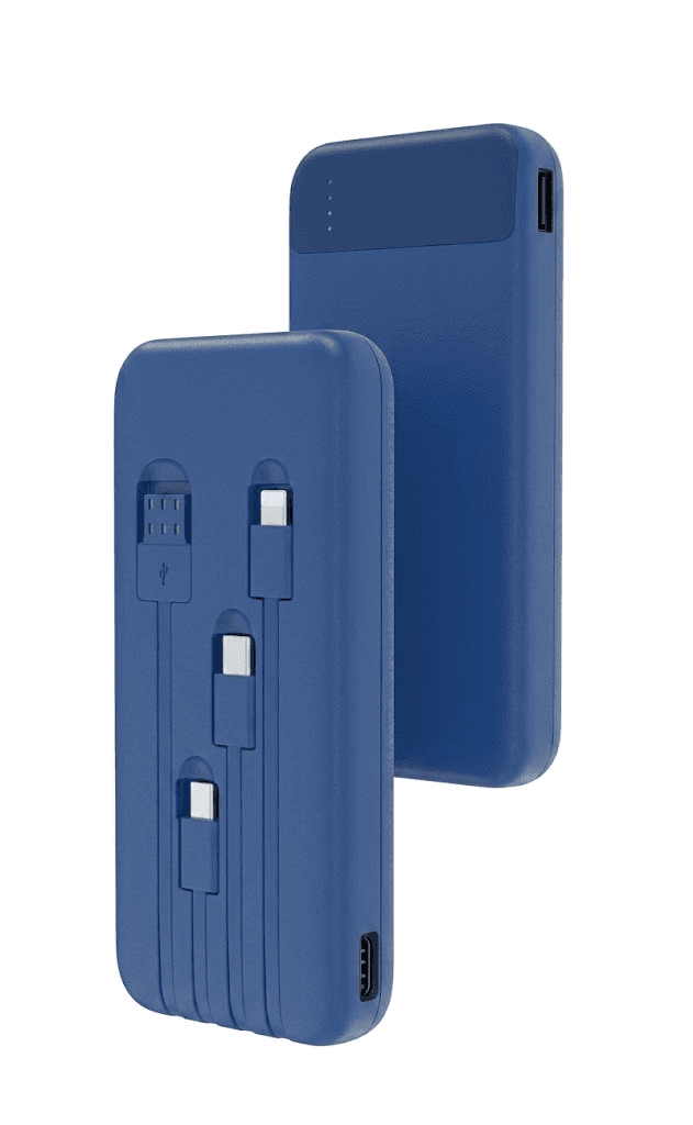 Anúncio: Ecopower Cargador Portatil EP-C803 12000MAH 3EN1 Azul