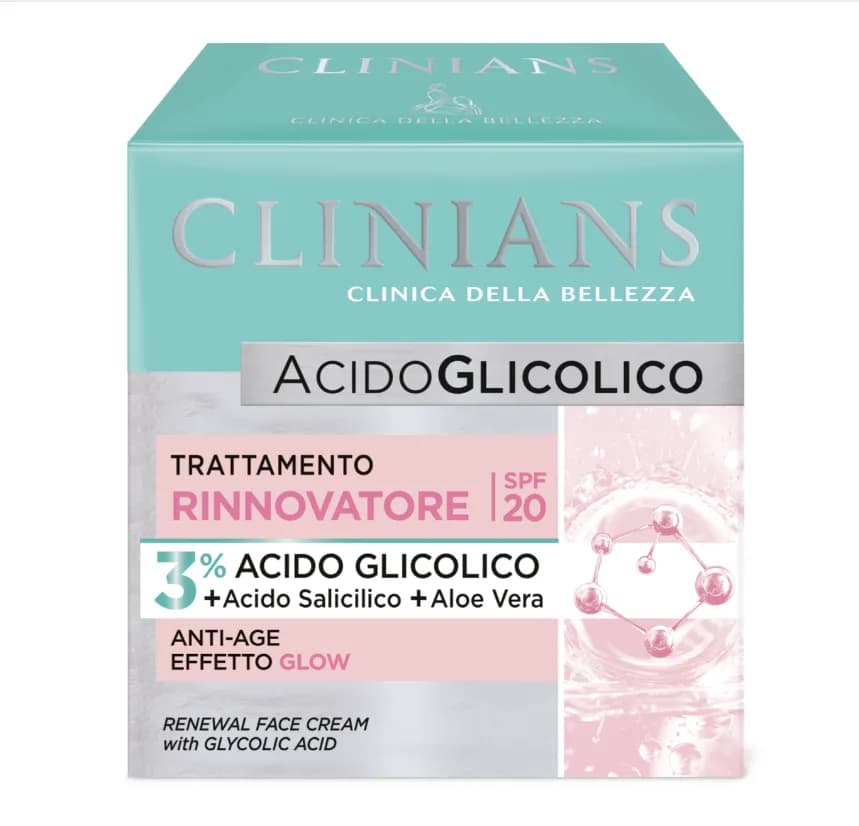 Anúncio: Clinians Crema Facial Acido Glicolico SPF20 50ML