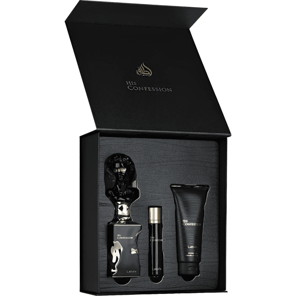 Anúncio: Lattafa Perfume Set His Confession Eau De Parfum 100ML+12ML+50ML