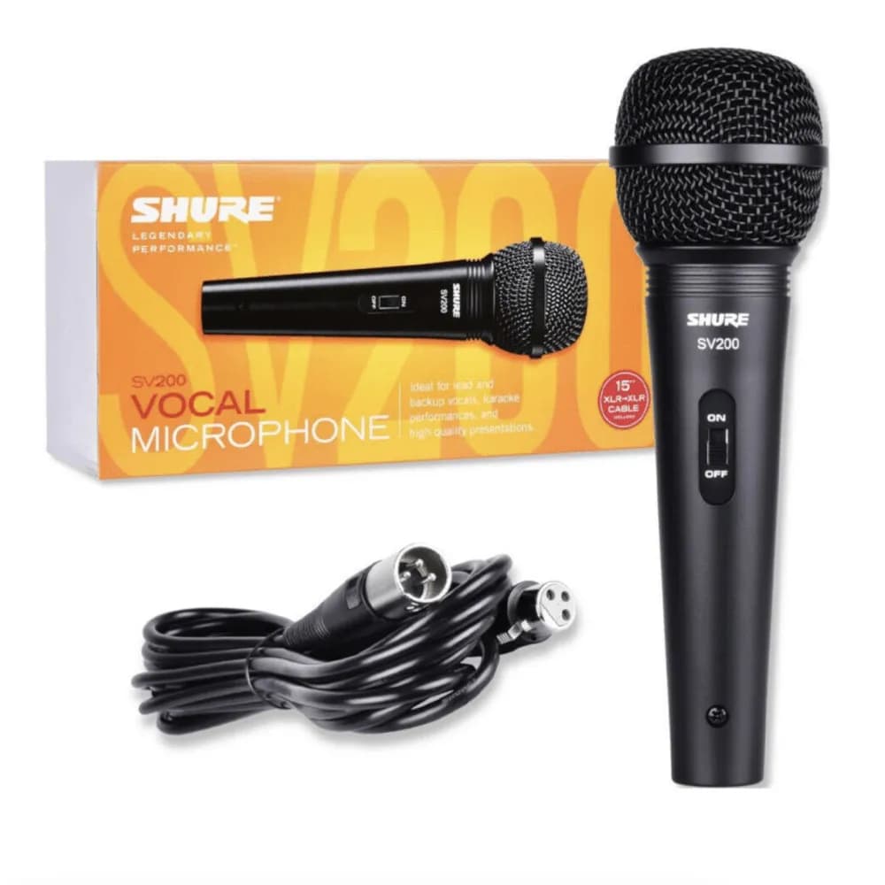 Anúncio: Shure Micrófono SV200 C/cable Negro