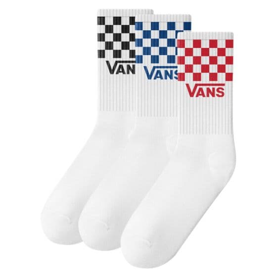 Anúncio: Vans Medias Classic Check Crew VN000QBUWHT White (t) M