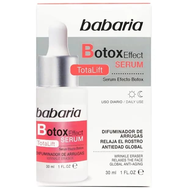 Anúncio: Babaria Serum Facial Botox Effect Totallift Uso Diario 30ML