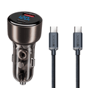 Anúncio: Hrebos Cargador Vehicular CRV-501I C/cable USB-C A USB-C 48W Black