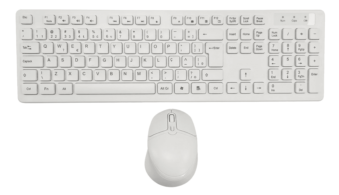 Anúncio: Tomate Kit Teclado+mouse MKT-W111 Wireless (anatel) White