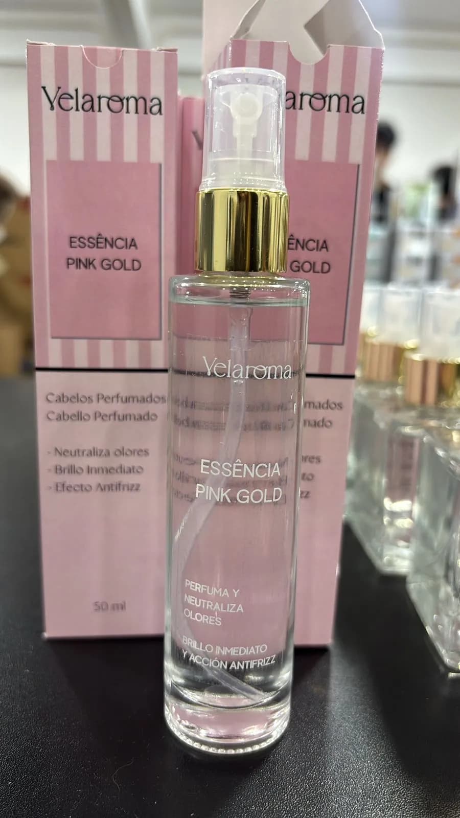 Anúncio: Velaroma Perfume P/cabello Pink Gold 50ML
