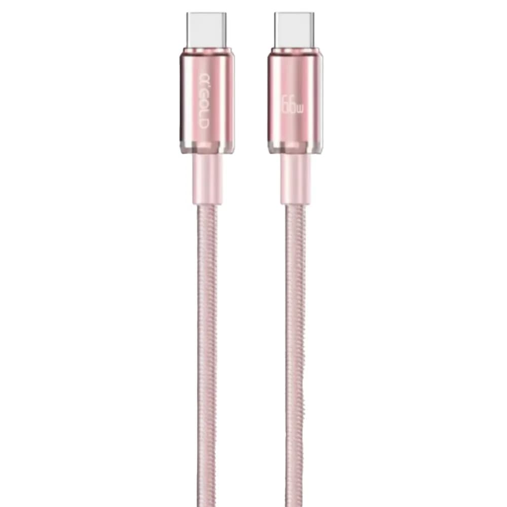 Anúncio: A'gold Cable PRO CB86 Turbo USB-C A USB-C 66W 1M (anatel) Pink