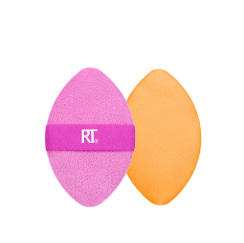 Anúncio: Real Techniques Borla 2 En 1 Powder Puff Rosa/naranja 0090