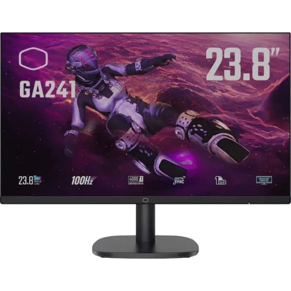 Anúncio: Cooler Master Monitor Gamer GA241 Hdmi, Vga Black