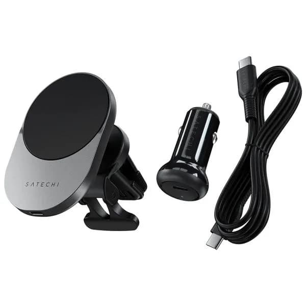 Anúncio: Satechi Cargador Vehicular ST-Q2CCM QI2 Wireless Space Gray