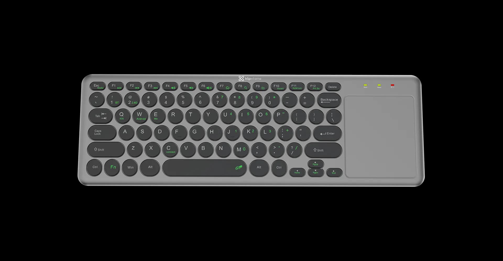 Anúncio: Klip Teclado KCK-550E Keyglider C/touchpad Bt Ing Gray