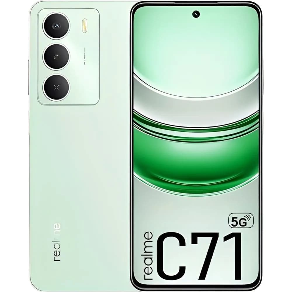 Anúncio: Realme Cel C71 RMX3943 5G 6.67" Ds NFC 8/256GB Anatel 45W Green
