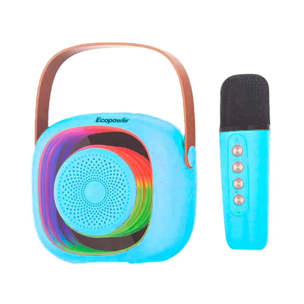 Anúncio: Ecopower Speaker EP-2113 Usb/aux/sd Con Microfono Azul