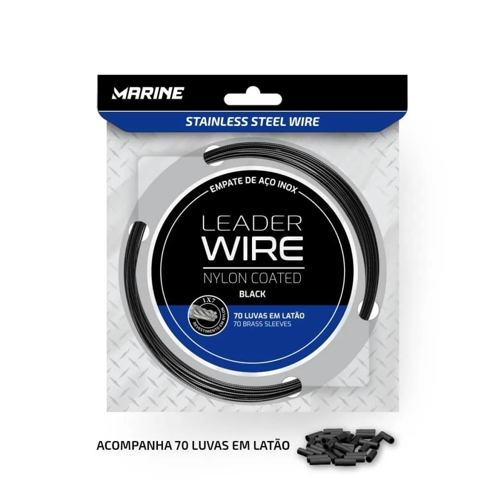 Anúncio: Marine Cable De Acero 40LB 10M Black