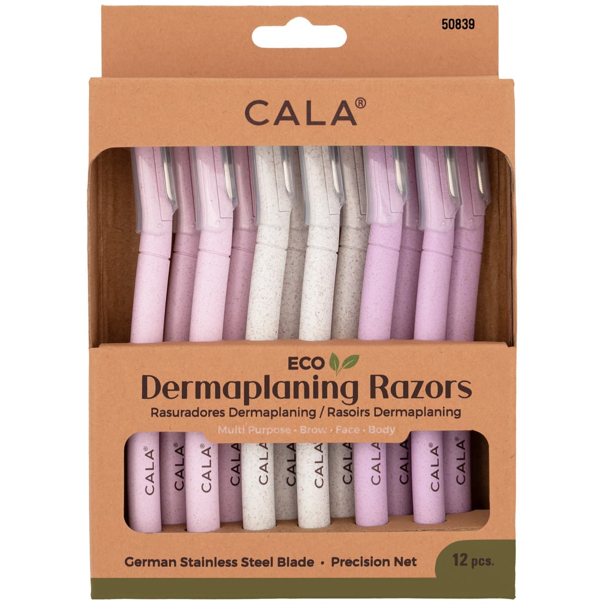 Anúncio: Cala Dermaplaning Eco Razors Pink/beige/purple 50839