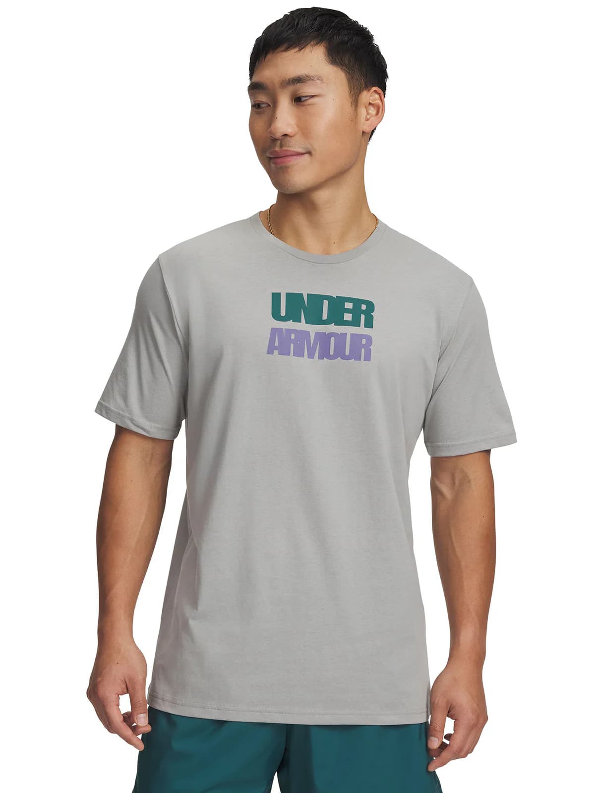 Anúncio: Under Armour Remera Block Logo 6009250-069 Gris Oscuro | (t) XL