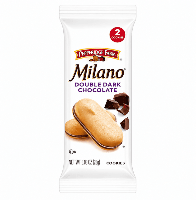 Anúncio: Pepperidge Farm Cookies Milano Dark Chocolate 21G