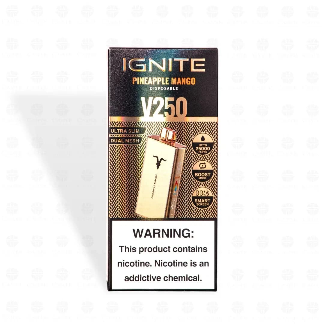 Anúncio: Ignite Vaper Desechable V250 Gold 25000PUFFS Pineapple Mango