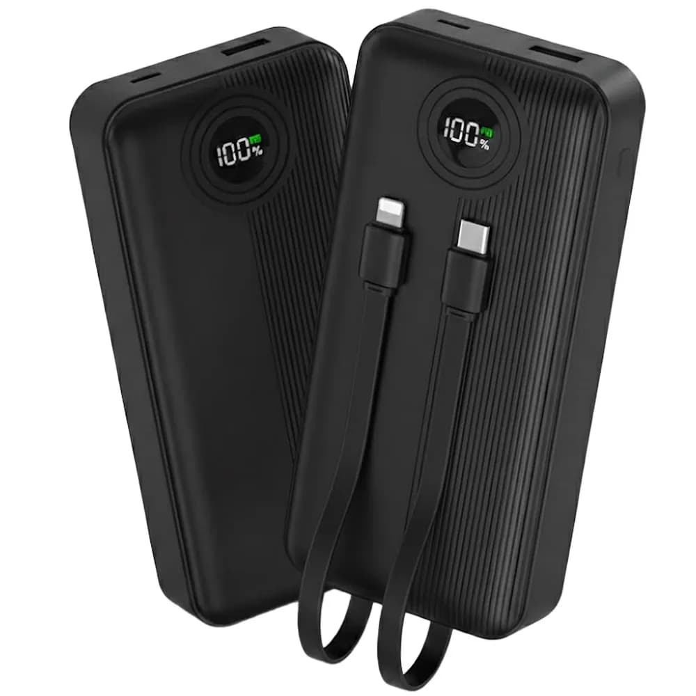 Anúncio: Ecopower Cargador Portatil EP-C802 Type C/lightning 12000MAH Negro