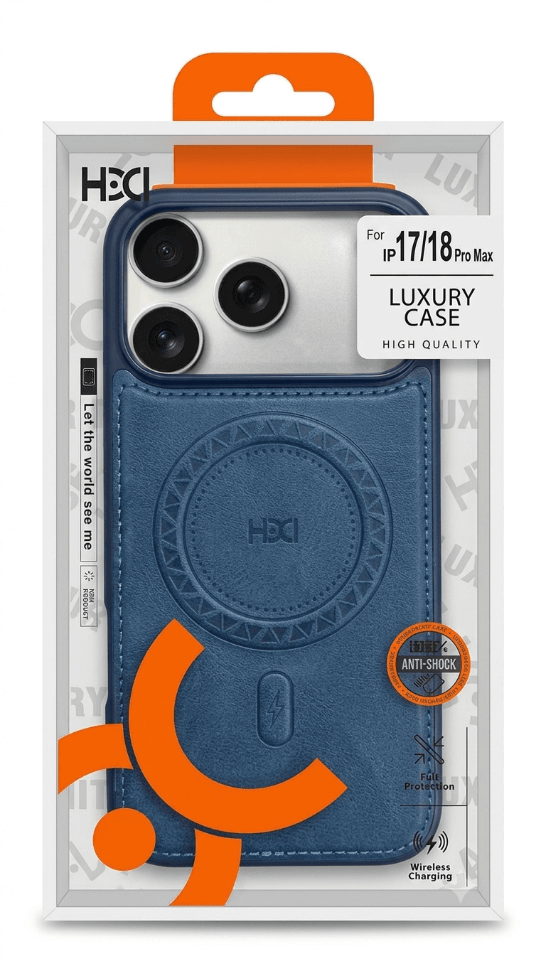 Anúncio: HDD Capa HBC-356 iPhone 18 PRO MAX/17 PRO MAX Blue