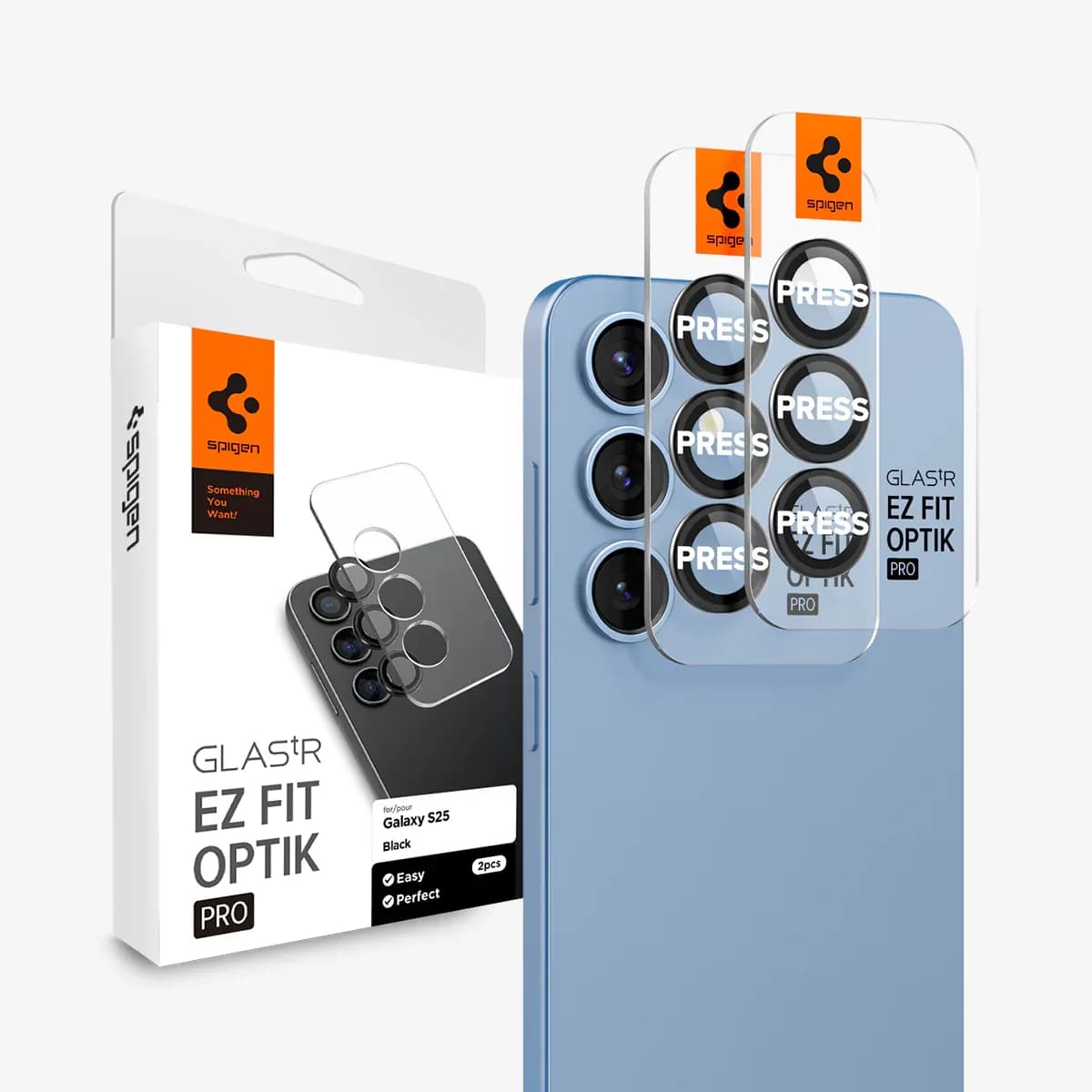 Anúncio: Spigen Protector De Camara Samsung S25 Glas Optik PRO AGL09090 Black