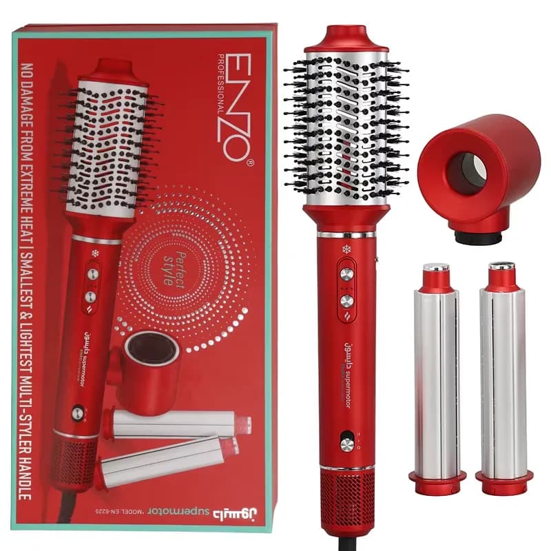 Anúncio: Enzo Modelador De Cabello EN-6225 1500W 220V 50/60HZ Red